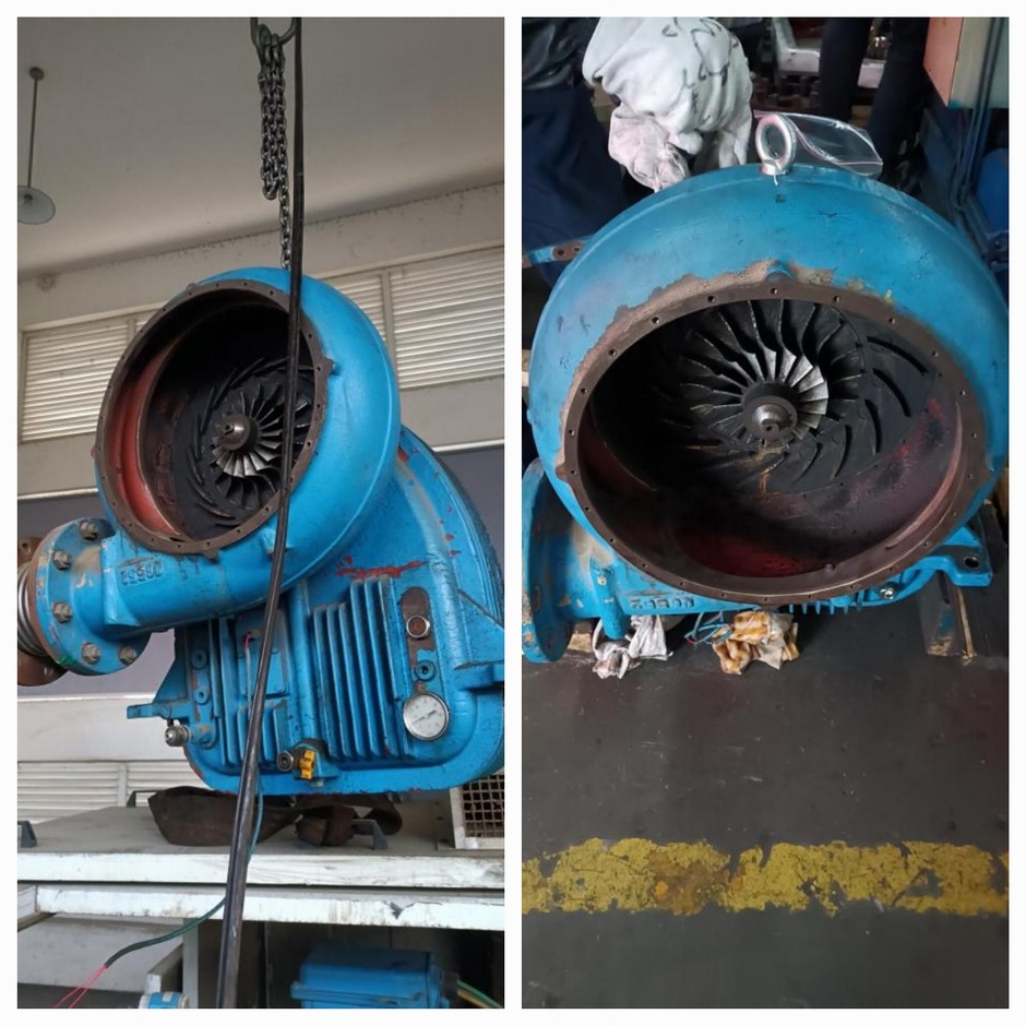 浙江某污水厂 HV-TURBO单级高速风机维修